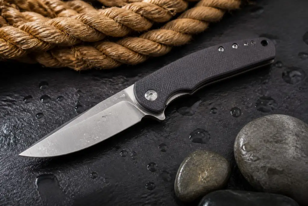 EDC folding knife product image for best saltwater fishing knife
