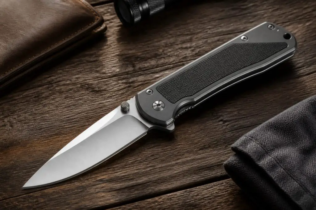 EDC folding knife product image for best left handed EDC knife