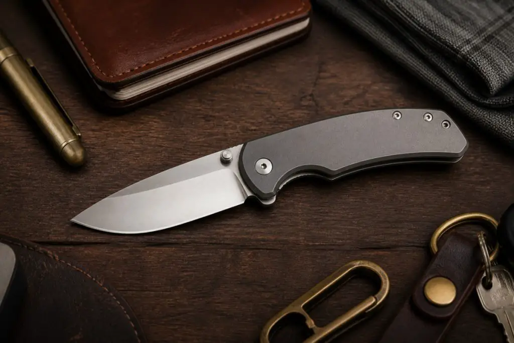 EDC folding knife product image for California knife laws