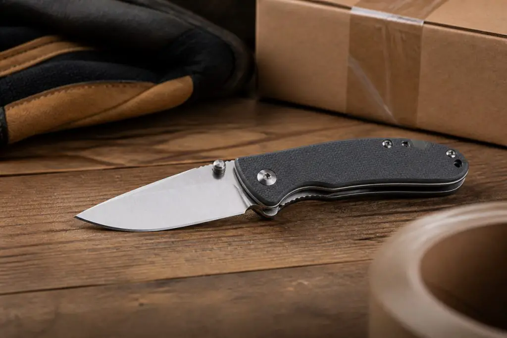 EDC folding knife product image for best knife for warehouse work