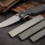 EDC folding knife product image for best diamond sharpening stones